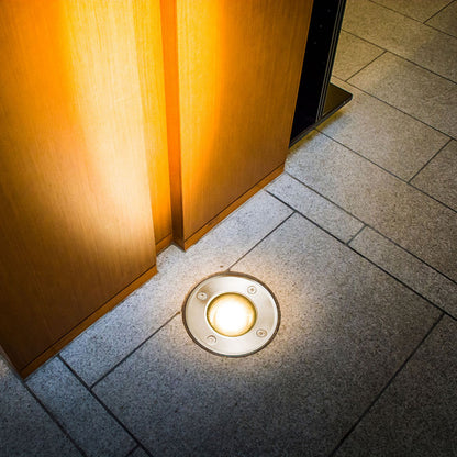 RENDL outdoor lamp ORBU R recessed  stainless steel 230V GU10 15W IP67 R14096 8