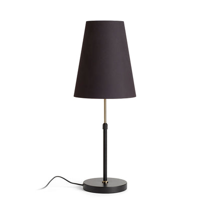 RENDL shades, shade bases, pendent sets EMMETT table base black old brass 230V LED E27 15W R14116 6