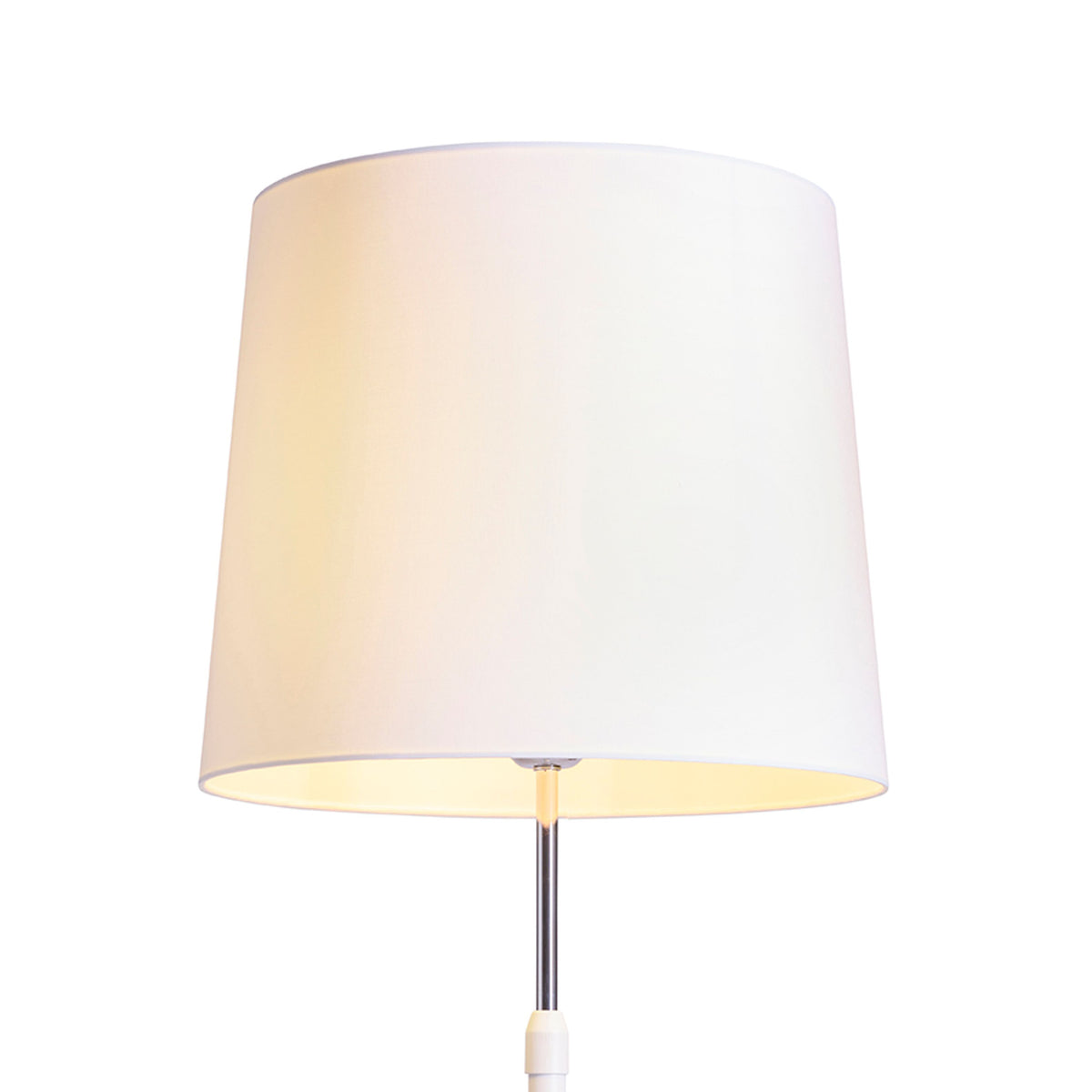 RENDL shades, shade bases, pendent sets EMMETT floor base white chrome 230V LED E27 15W R14117 6