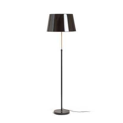 RENDL shades, shade bases, pendent sets EMMETT floor base black old brass 230V LED E27 15W R14118 6