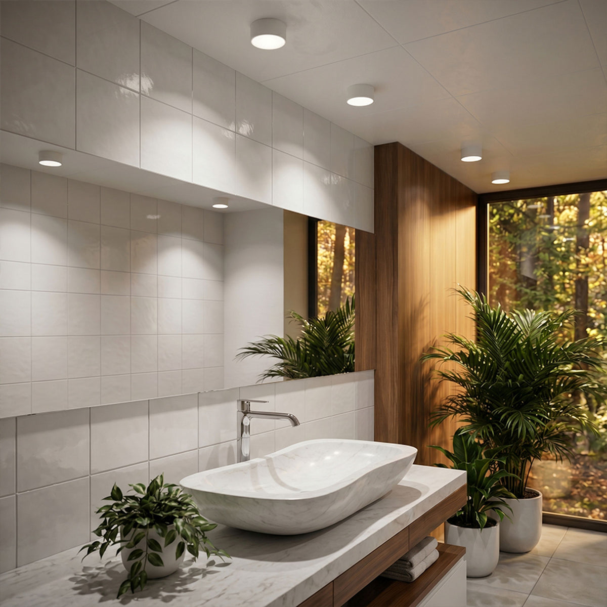 RENDL outdoor lamp LARISA OUT 12 surface mounted white  230V LED 10W IP65  3000K 4000K 5700K R14123 4