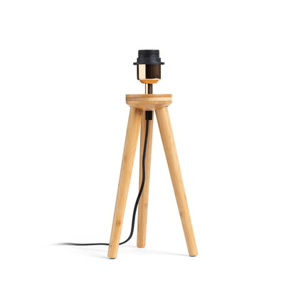 RENDL shades, shade bases, pendent sets BASCO table base bamboo 230V LED E27 15W R14146 1