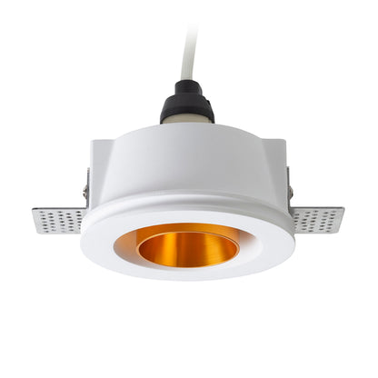 RENDL recessed light DAYTONA directional plaster/brushed brass 230V LED GU10 8W R14161 7