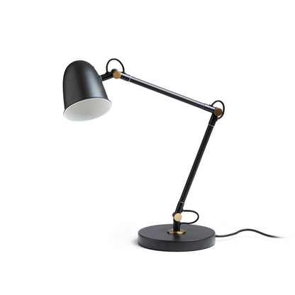 RENDL table lamp DANNY table black brass 230V LED E14 5W R14188 1