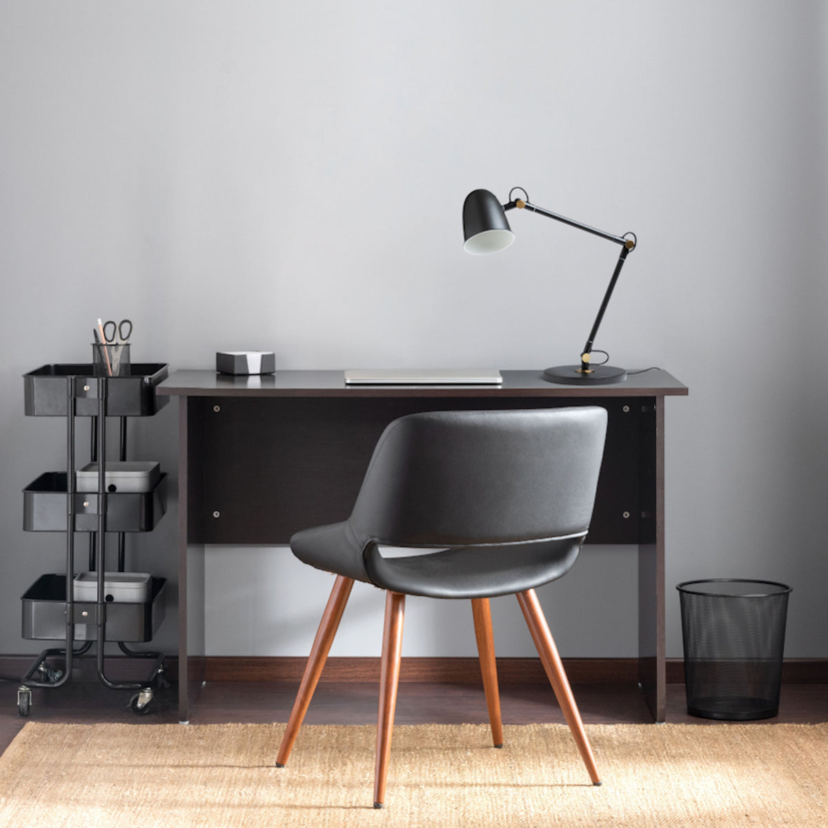 RENDL table lamp DANNY table black brass 230V LED E14 5W R14188 3