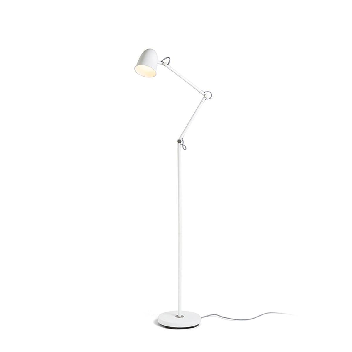 RENDL floor lamp DANNY floor white matt nickel 230V LED E14 5W R14189 5
