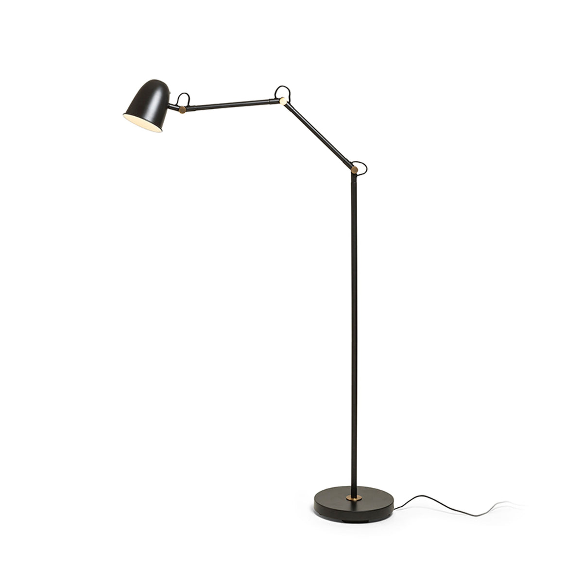 RENDL floor lamp DANNY floor black brass 230V LED E14 5W R14190 7
