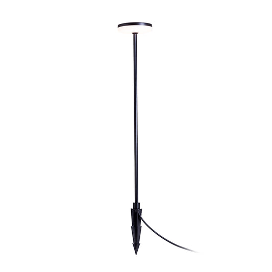 RENDL outdoor lamp SEMPLICE 80 floor / on spike black matte acrylic 230V LED 12W IP54  3000K R14195 1
