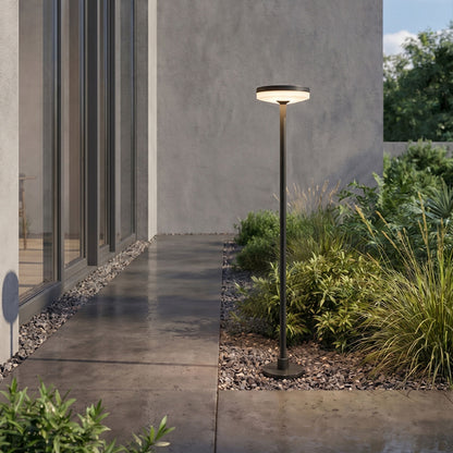 RENDL outdoor lamp SEMPLICE 80 floor / on spike black matte acrylic 230V LED 12W IP54  3000K R14195 3
