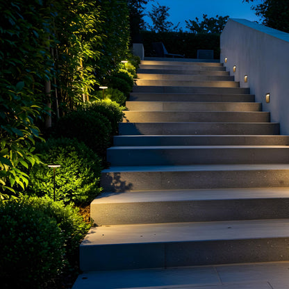 RENDL outdoor lamp SEMPLICE 80 floor / on spike black matte acrylic 230V LED 12W IP54  3000K R14195 5