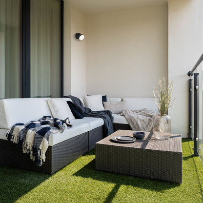 RENDL outdoor lamp FLAVIO R surface mounted black 230V LED 6W 110° IP54 3000K R14201 3