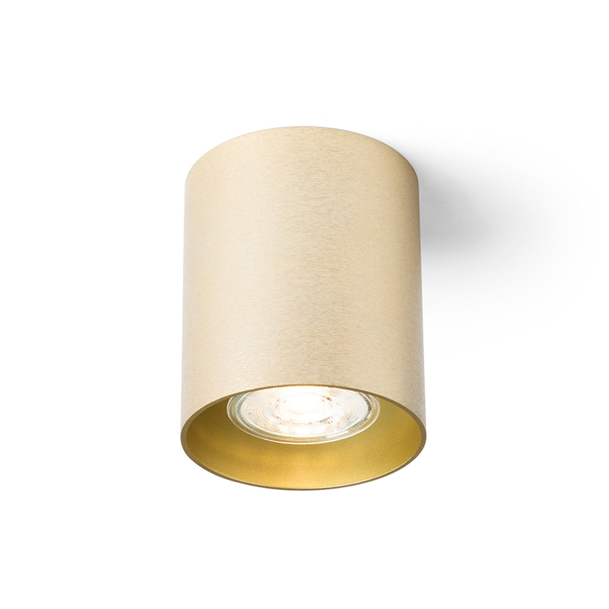 RENDL surface mounted lamp MANTOVA I ceiling brushed brass 230V LED GU10 7W R14214 1