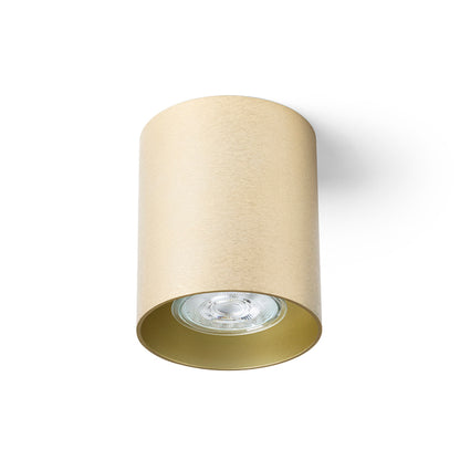 RENDL surface mounted lamp MANTOVA I ceiling brushed brass 230V LED GU10 7W R14214 3