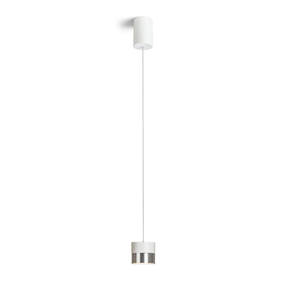 RENDL pendant lamp JUNIPER height adjustable pendant white chrome 230V LED 15W 30°  3000K R14218 2