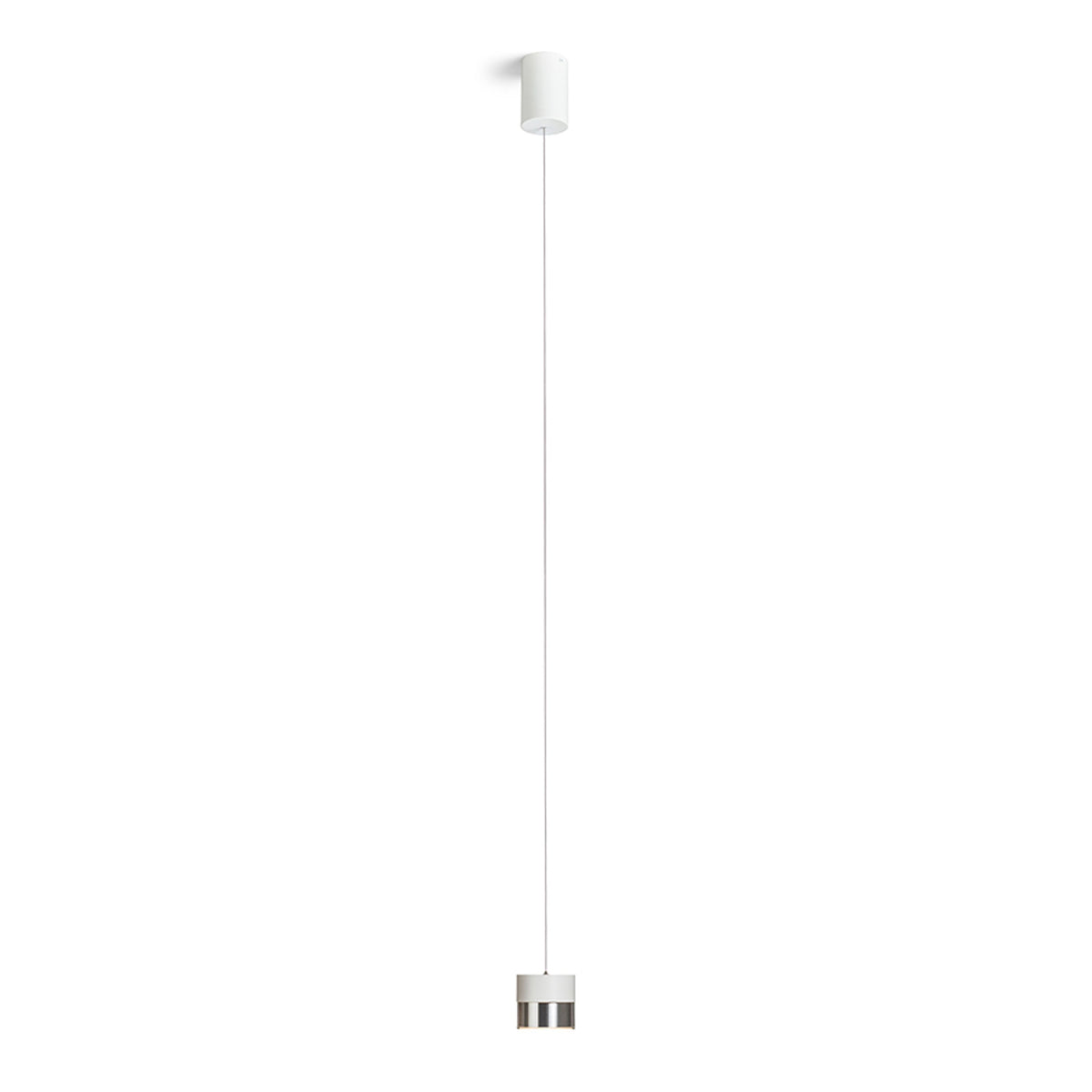 RENDL pendant lamp JUNIPER height adjustable pendant white chrome 230V LED 15W 30°  3000K R14218 3
