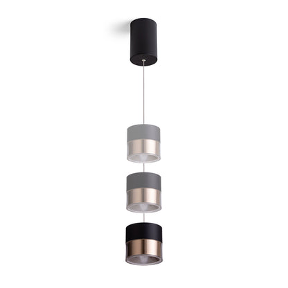 RENDL pendant lamp JUNIPER height adjustable pendant black/gold  230V LED 15W 30°  3000K R14219 3