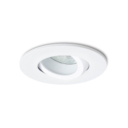 RENDL recessed light GALO R recessed white 230V LED GU10 9W IP65 R14223 1