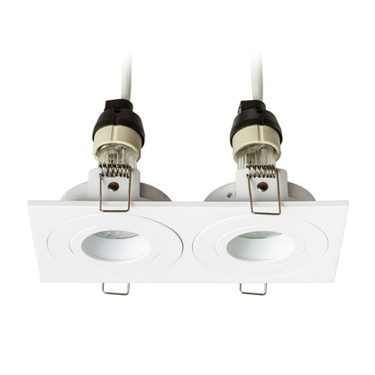 RENDL recessed light GALO II recessed white 230V LED GU10 9W IP65 R14225 7