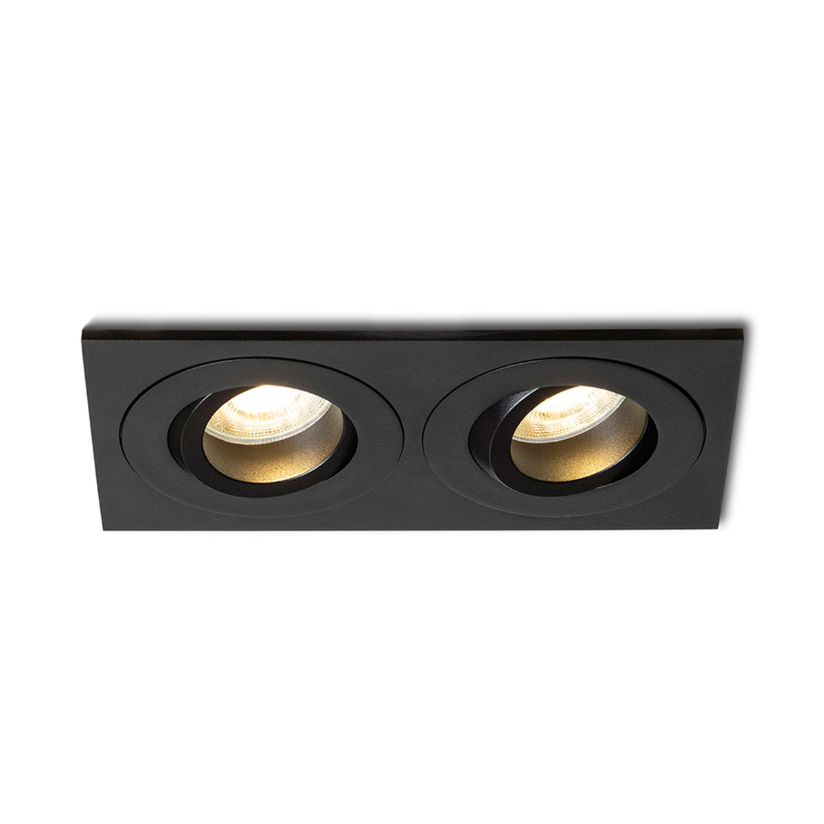 RENDL recessed light GALO II recessed black 230V LED GU10 9W IP65 R14226 1