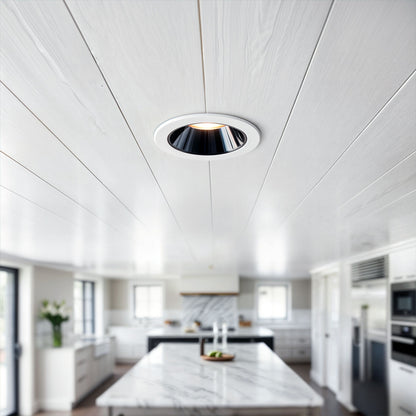 RENDL recessed light ANSEL recessed white black chrome 230V LED 12W 60°  3000K R14238 2