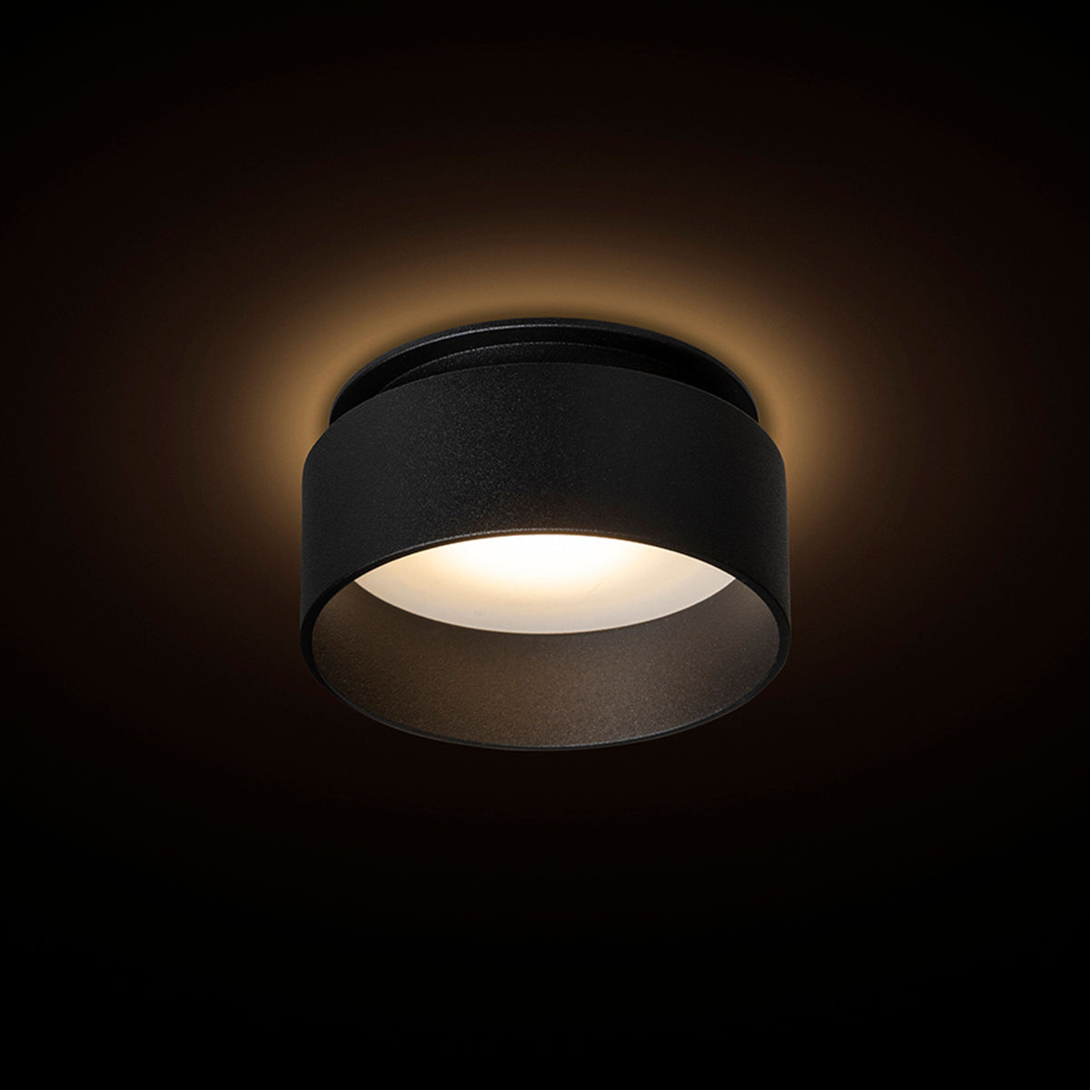 RENDL recessed light TORD recessed black 230V LED GU10 9W R14254 2