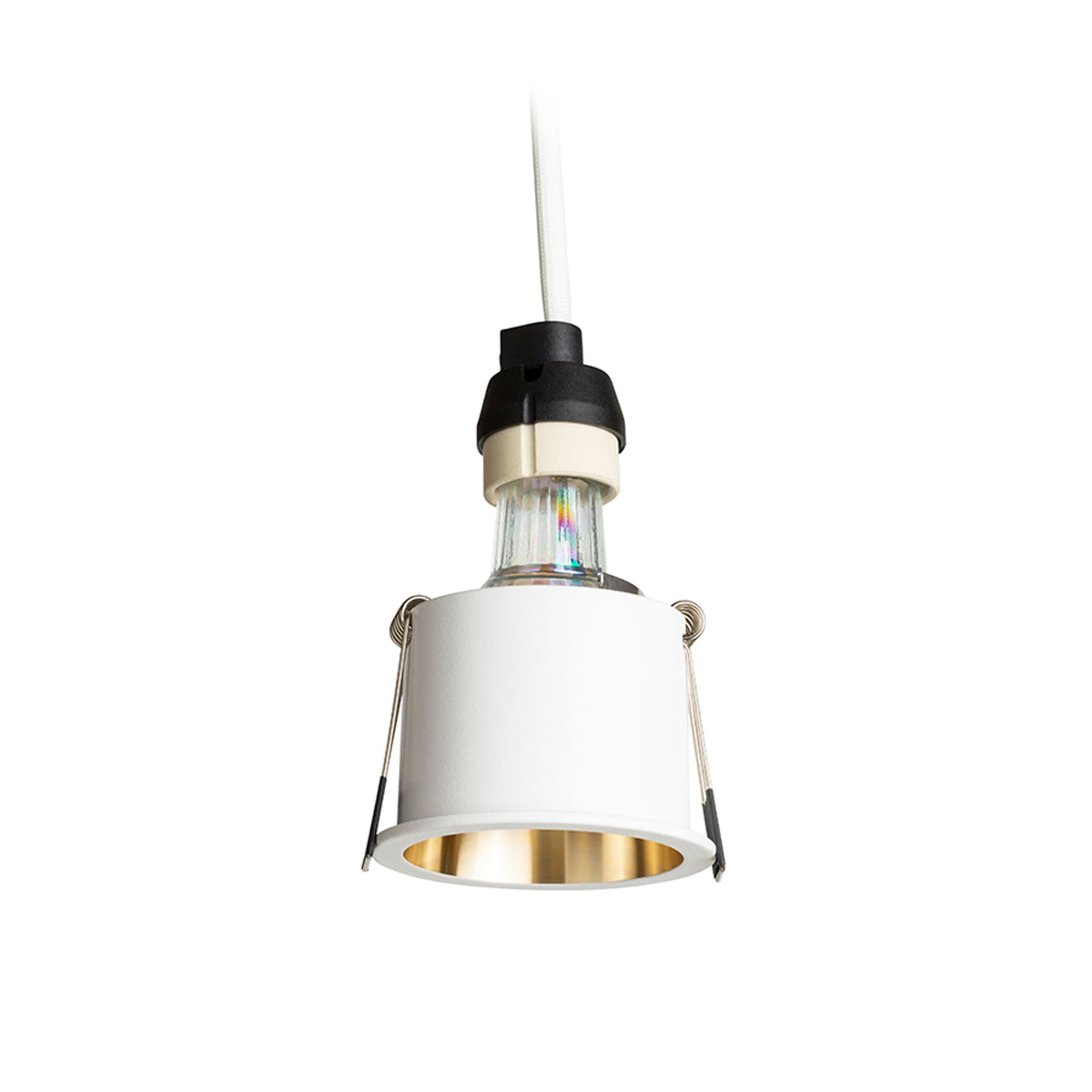 RENDL recessed light ORCO recessed white/gold 230V LED GU10 9W R14257 3