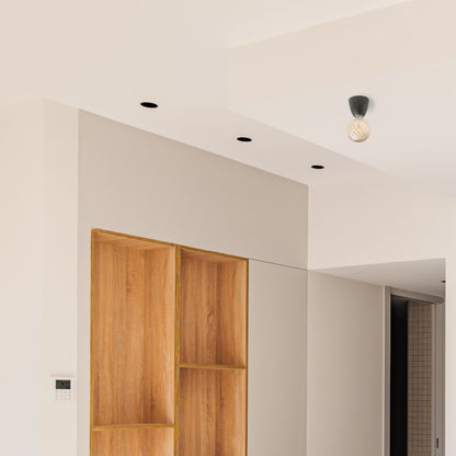 RENDL recessed light ORCO recessed black 230V LED GU10 9W R14258 3