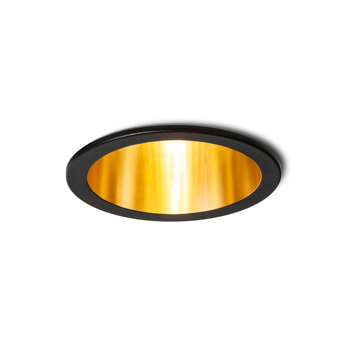 RENDL recessed light ORCO recessed black/gold 230V LED GU10 9W R14259 2