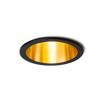 RENDL recessed light ORCO recessed black/gold 230V LED GU10 9W R14259 2