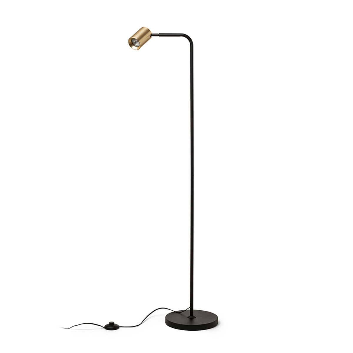 RENDL floor lamp FLYNN I floor black/brushed brass 230V LED GU10 9W R14264 7