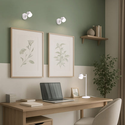 RENDL table lamp NOVA table white chrome/frosted acrylic 230V LED 4.2W 3000K R14274 7