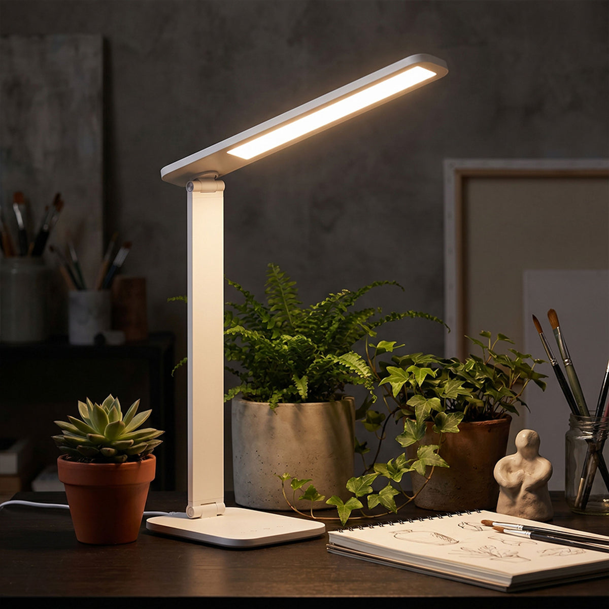 RENDL table lamp MAREK DIMM table white  230V LED 6W  3000K 4000K 6500K R14296 7