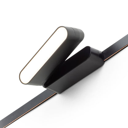 RENDL Ultra-thin track system OXONIA 11 with tilt-function for the VEGA/WAVE system black  24= LED 6W 110°  3000K 4000K 6500K R14321 10