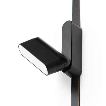 RENDL Ultra-thin track system OXONIA 11 with tilt-function for the VEGA/WAVE system black  24= LED 6W 110°  3000K 4000K 6500K R14321 7