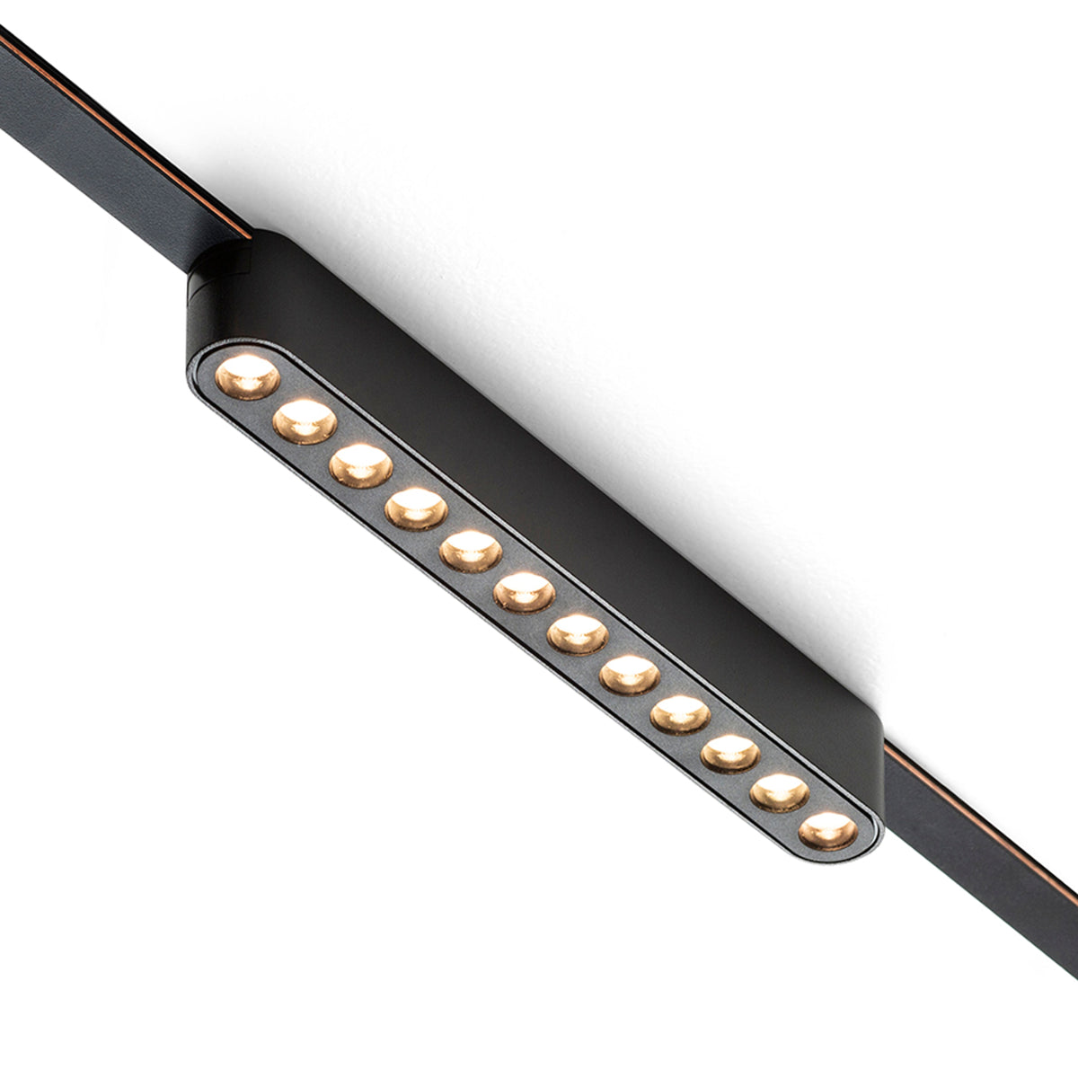 RENDL Ultra-thin track system OXANA 22 for the VEGA/WAVE system black  24= LED 12W 24°  3000K 4000K 6500K R14324 2