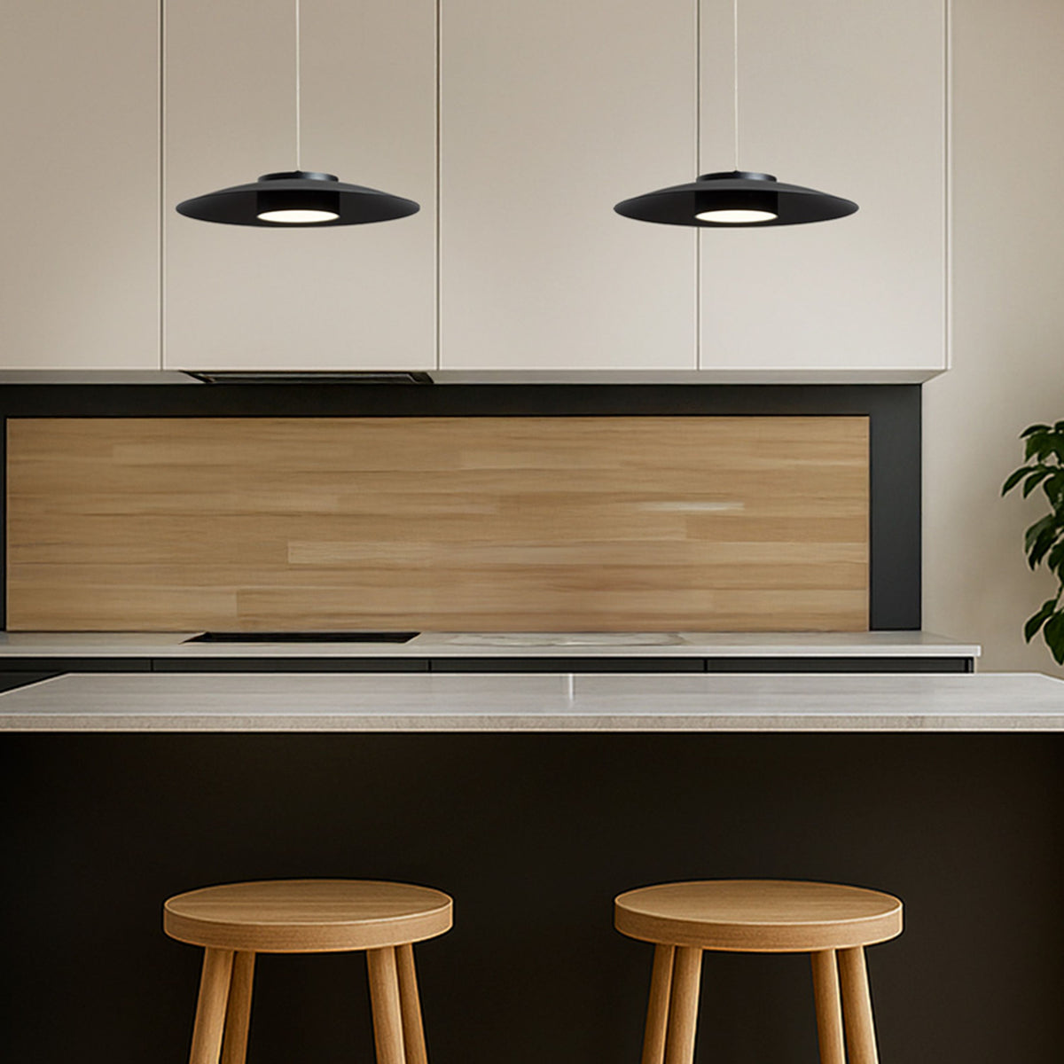 RENDL pendant lamp SFERA DIMM pendant black 230V LED 15+9W 3000K R14334 6