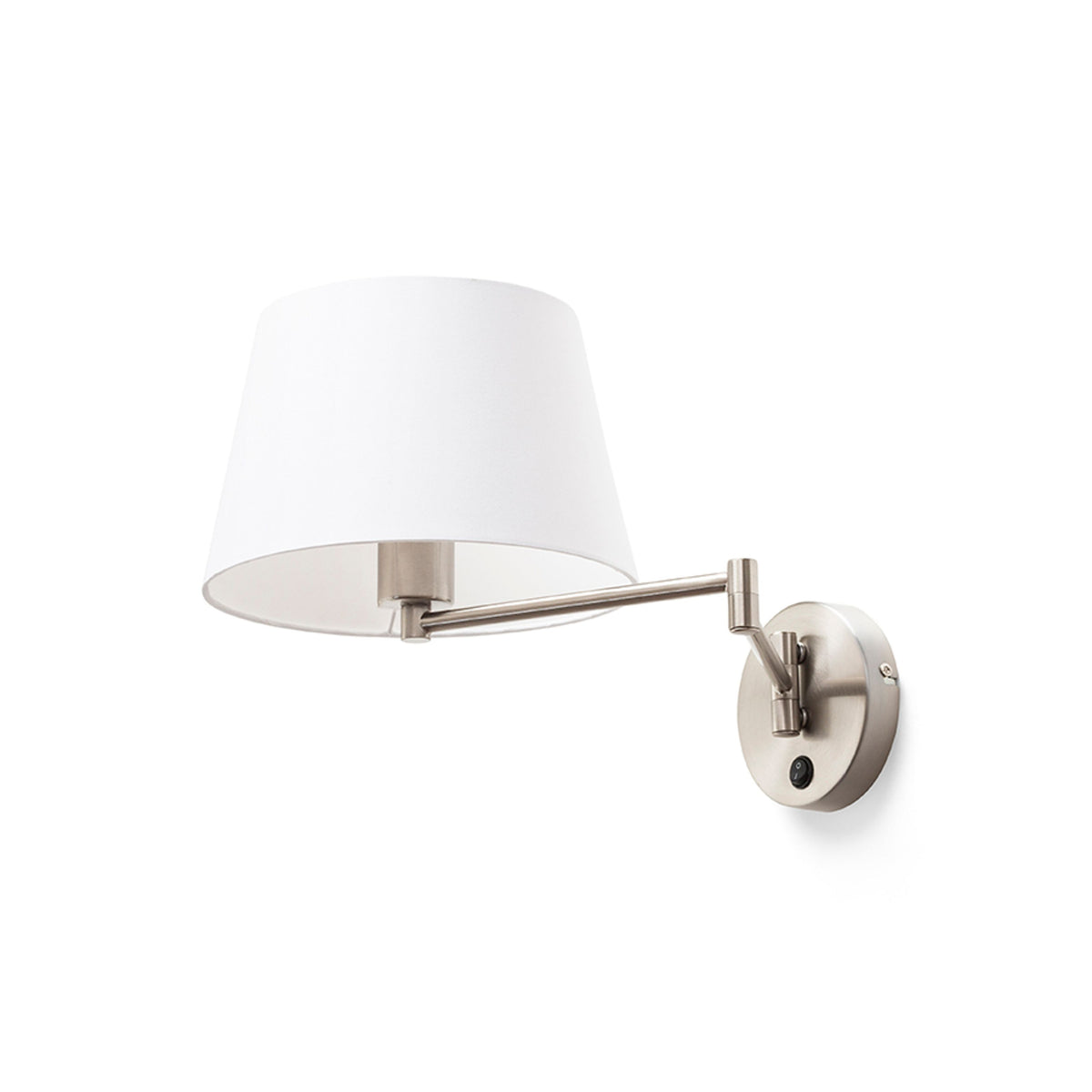 RENDL shades, shade bases, pendent sets AVENIDA wall base  matt nickel 230V LED E27 11W R14376 3