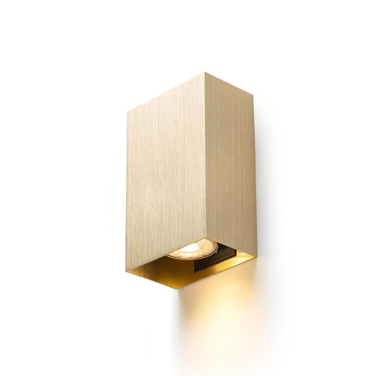 RENDL wall lamp CAPRI RC wall  brushed brass 230V LED GU10 2x9W R14417 2