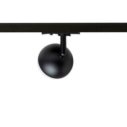 RENDL 1-circuit track system LYRA for 1-circuit tracks black frosted acrylic 230V LED 5W  3000K R14427 4