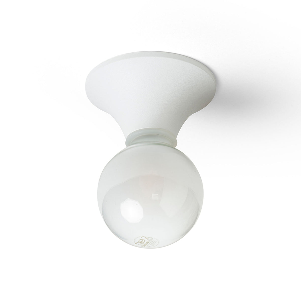RENDL surface mounted lamp BOY ceiling white plastic 230V LED E27 11W IP44 R14462 2