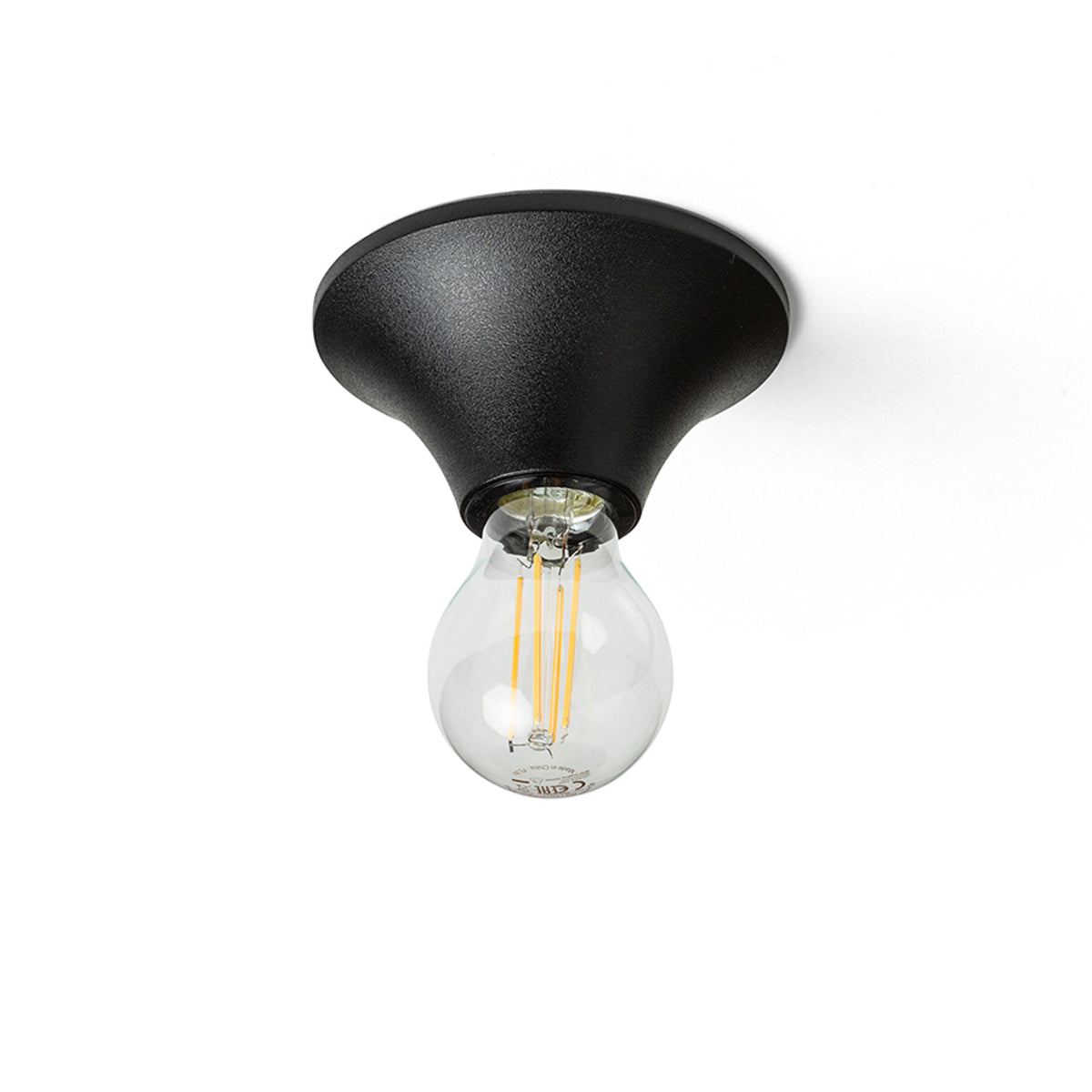 RENDL surface mounted lamp BOY ceiling black plastic 230V LED E27 11W IP44 R14463 1
