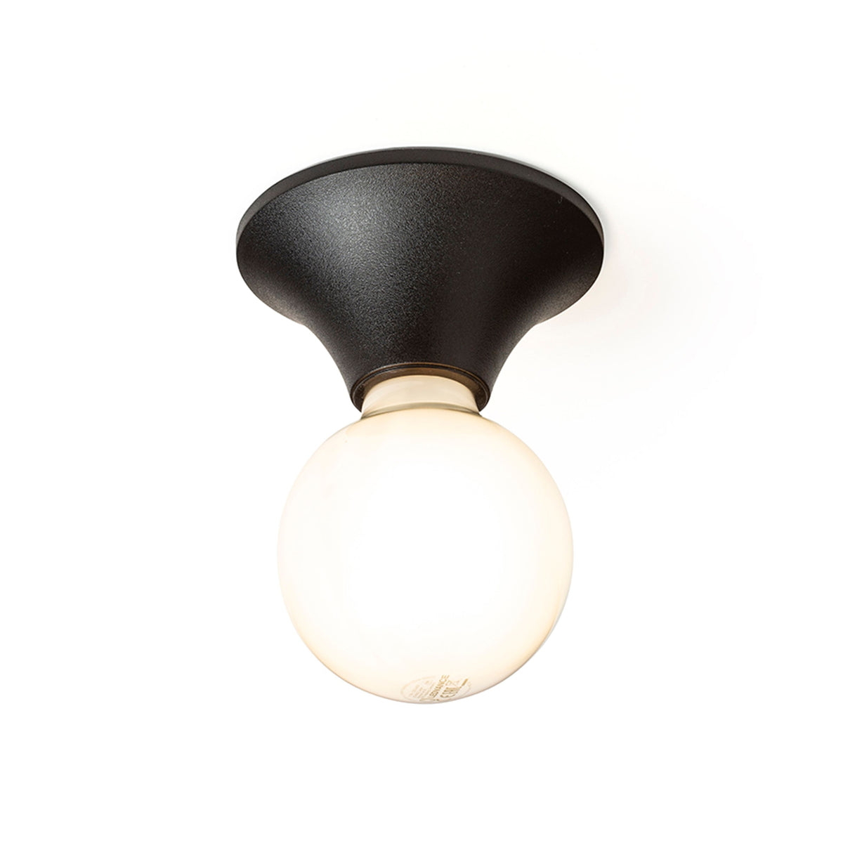 RENDL surface mounted lamp BOY ceiling black plastic 230V LED E27 11W IP44 R14463 2