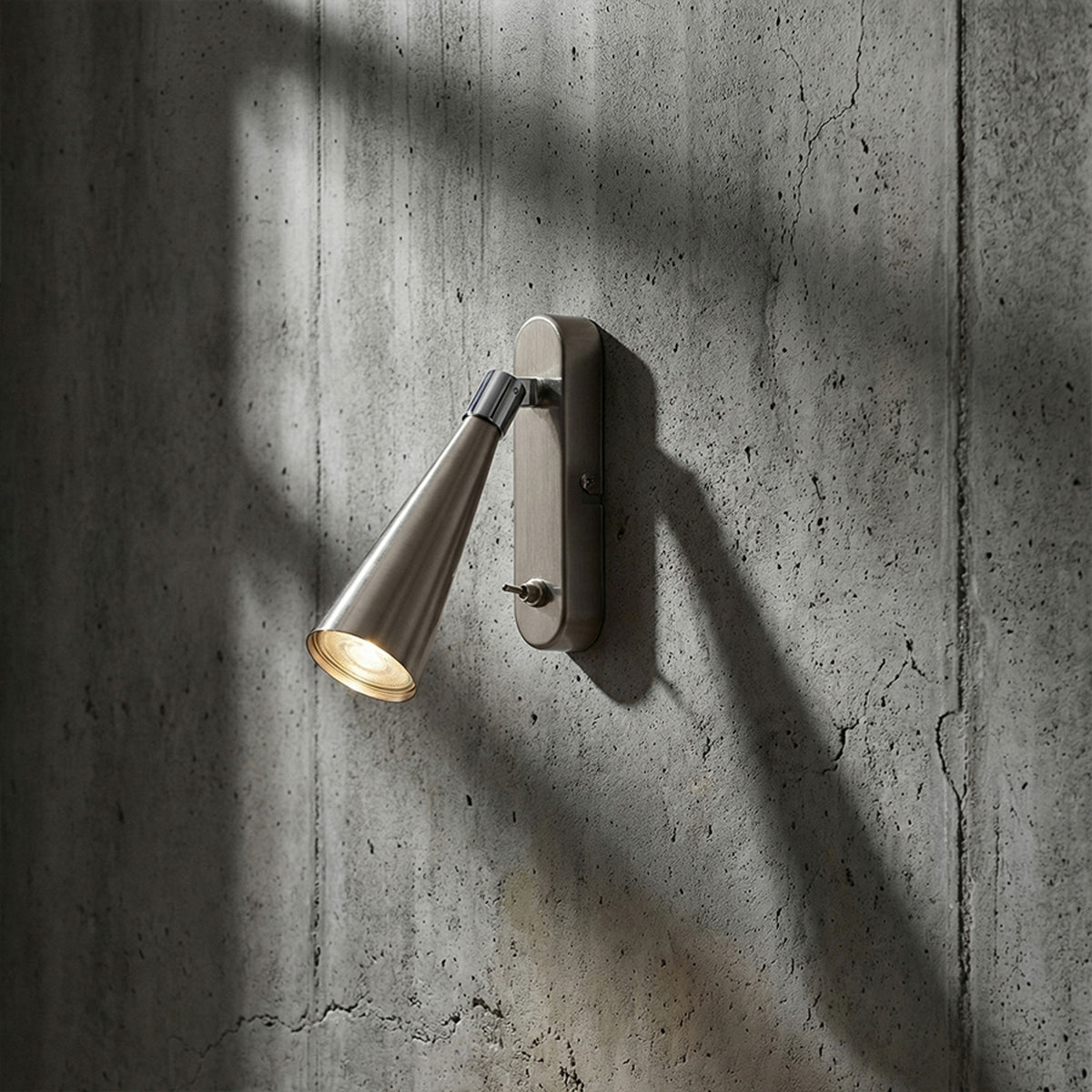 RENDL spotlight ALEXIS wall matt nickel 230V LED GU10 5W R14466 2