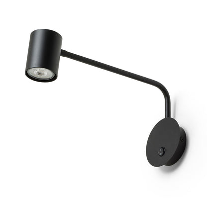 RENDL spotlight FILIP on an arm black 230V LED GU10 5W R14486 5