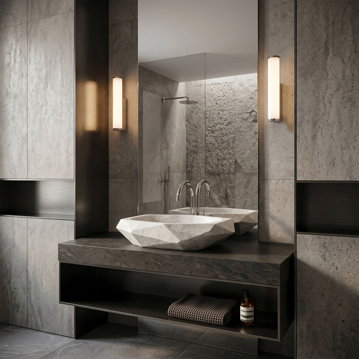 RENDL wall lamp STELLA wall  chrome 230V LED 7W IP44  3000K R14519 2