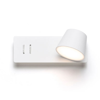 RENDL spotlight AMADEUS wall with backlighting white  230V LED 4+6W  3000K R14521 8