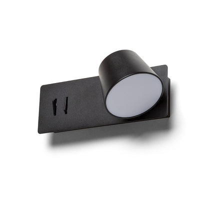 RENDL spotlight AMADEUS wall with backlighting black  230V LED 4+6W  3000K R14522 5