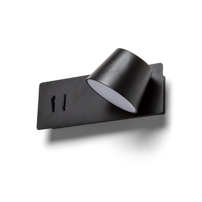 RENDL spotlight AMADEUS wall with backlighting black  230V LED 4+6W  3000K R14522 6