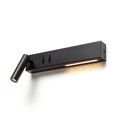 RENDL spotlight ODEON wall with backlighting black  230V LED 8+3W 30°  3000K R14524 3