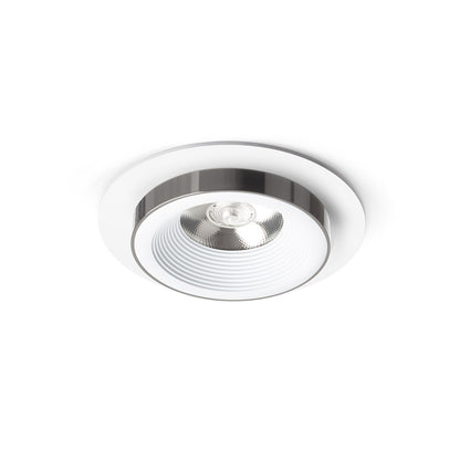 RENDL recessed light SHARM R I recessed white black chrome 230V LED 10W 24° 3000K R14567 1